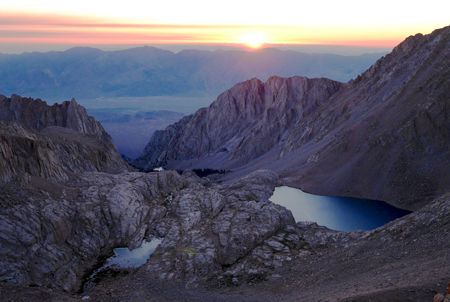 Mount Whitney at sunrise by Christine Sculati